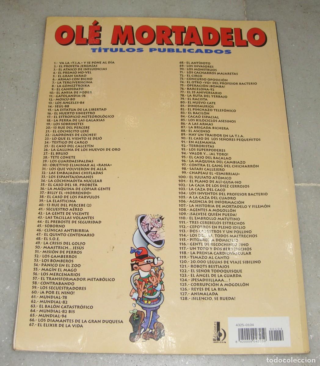 C&oacute;mics: MORTADELO Y FILEM&Oacute;N N&ordm; 104. EL SULFATO AT&Oacute;MICO. COLECCI&Oacute;N OL&Eacute;. - Foto 3