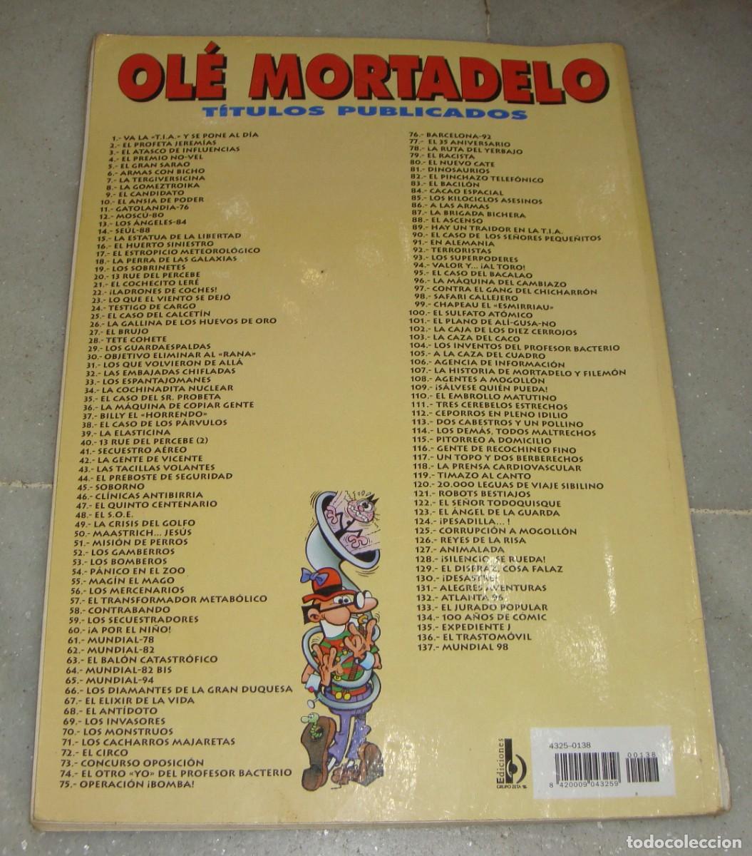 C&oacute;mics: MORTADELO Y FILEM&Oacute;N N&ordm; 138. LA BANDA DE LOS GUIRIS. COLECCI&Oacute;N OL&Eacute;. - Foto 3