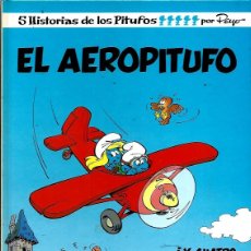 Cómics: PEYO - LOS PITUFOS Nº 14 - EL AEROPITUFO Y CUATRO AVENTURAS MAS - EDICIONES B 1992 1ª ED.. Lote 376799884