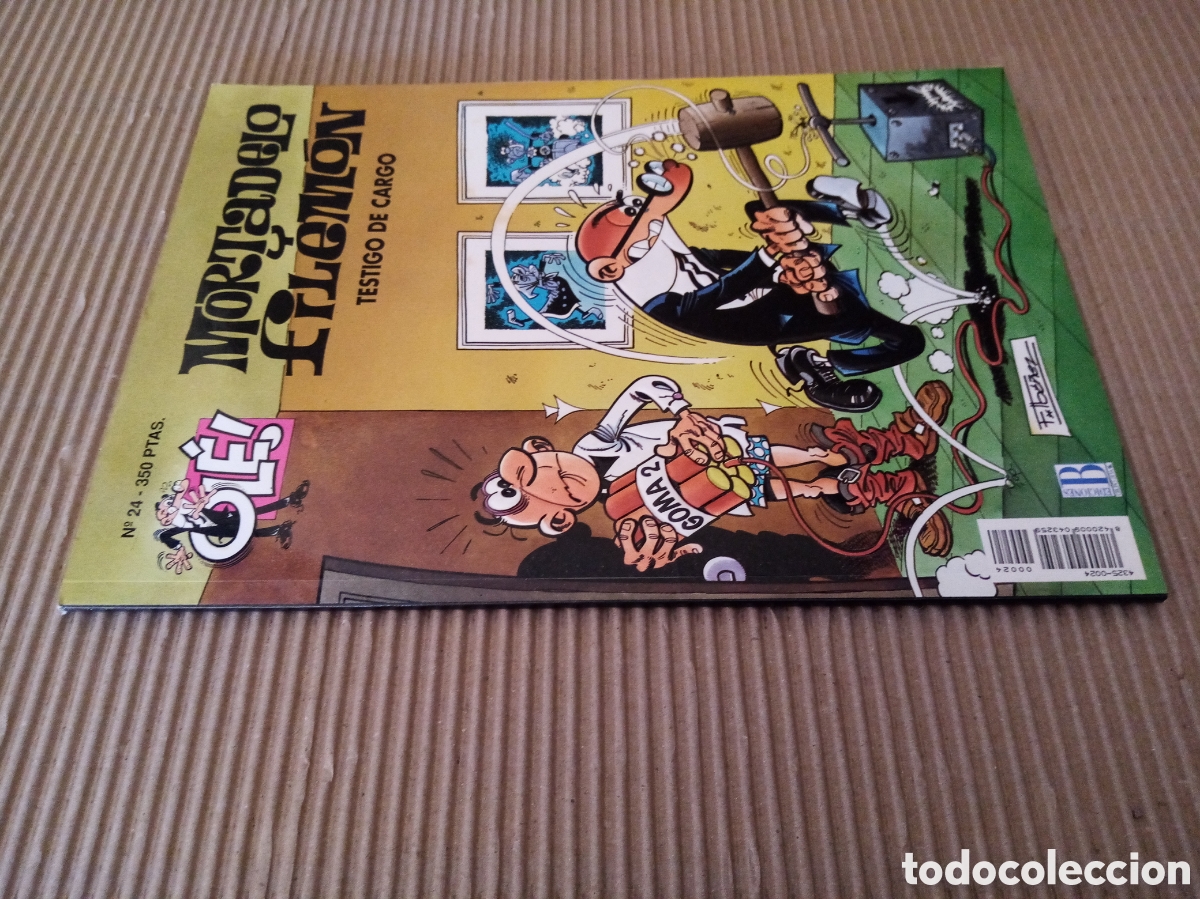 C&oacute;mics: Mortadelo y Filem&oacute;n, testigo de cargo. N&deg; 24 - Foto 2