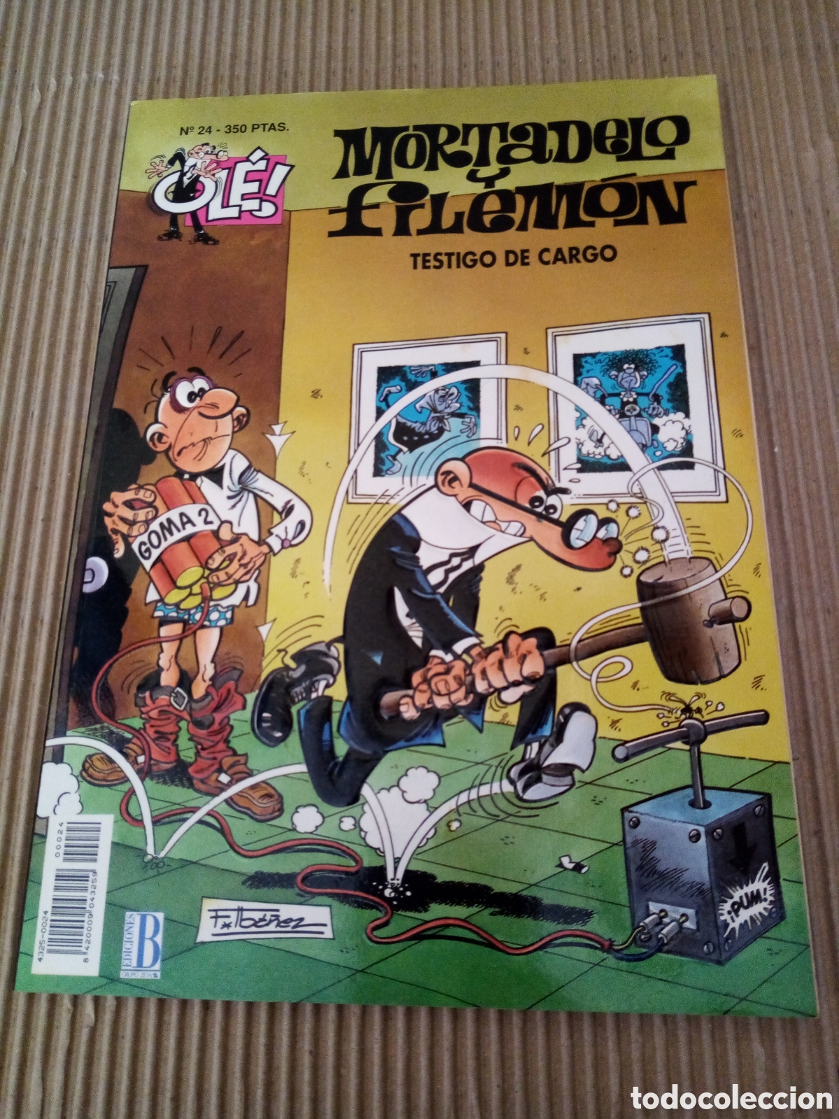 C&oacute;mics: Mortadelo y Filem&oacute;n, testigo de cargo. N&deg; 24 - Foto 1