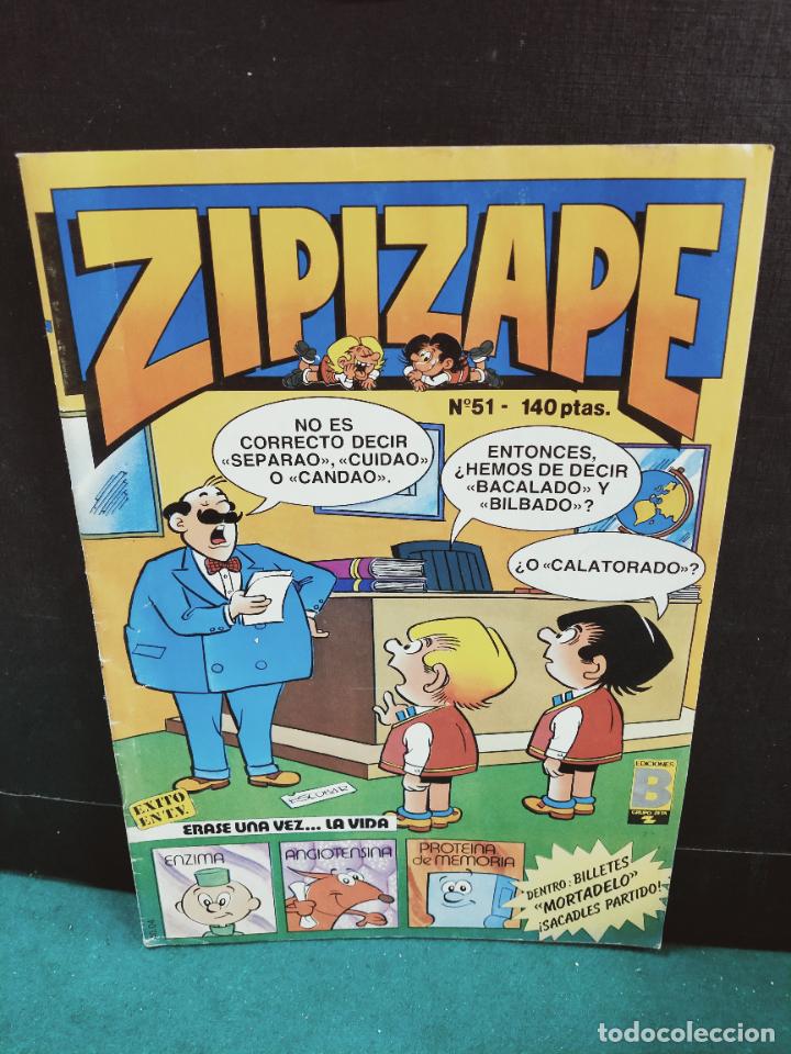 C&oacute;mics: ZIPI ZAPE N&ordm; 51. EDICIONES B 1988 - Foto 1