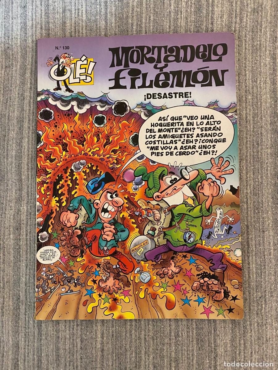 C&oacute;mics: OL&Eacute;!. MORTADELO Y FILEM&Oacute;N. N&ordm; 130. &iexcl; DESASTRE!. EDIC. B. - Foto 1