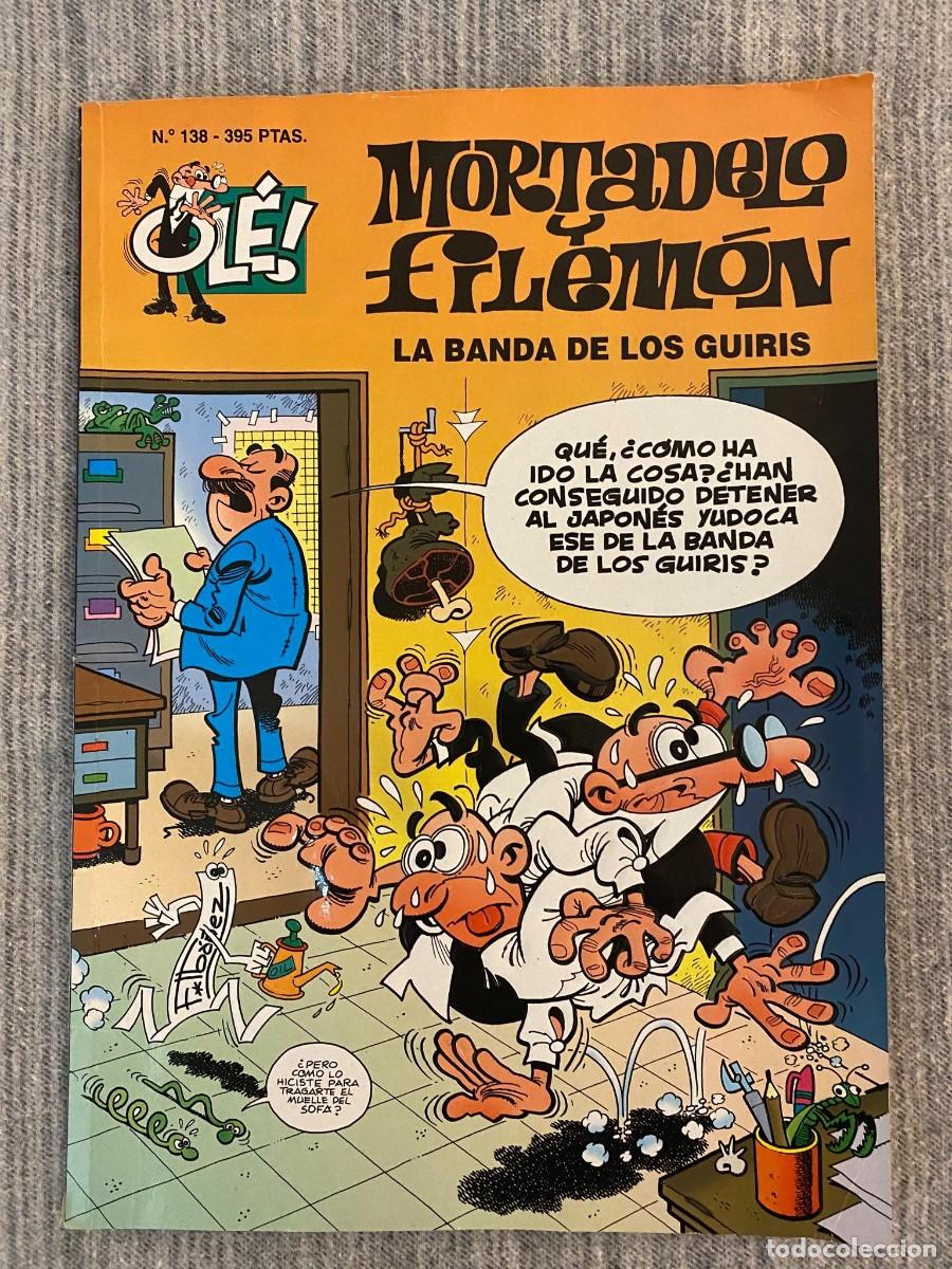 C&oacute;mics: Ole Mortadelo y Filemon: La banda de los guiris cubierta en relieve numero 138: - Foto 1
