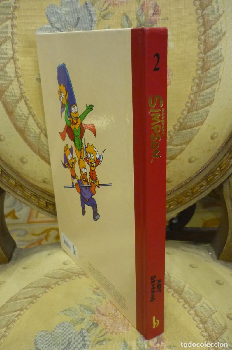 C&oacute;mics: SUPER SIMPSON N&ordm; 2, DE MATT GROENNING. EDICIONES B 2003. - Foto 2