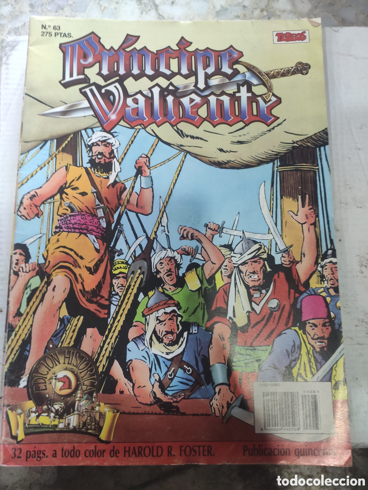 C&oacute;mics: EL PRINCIPE VALIENTE N&ordm; 63 EDICIONES B 1988 - Foto 1