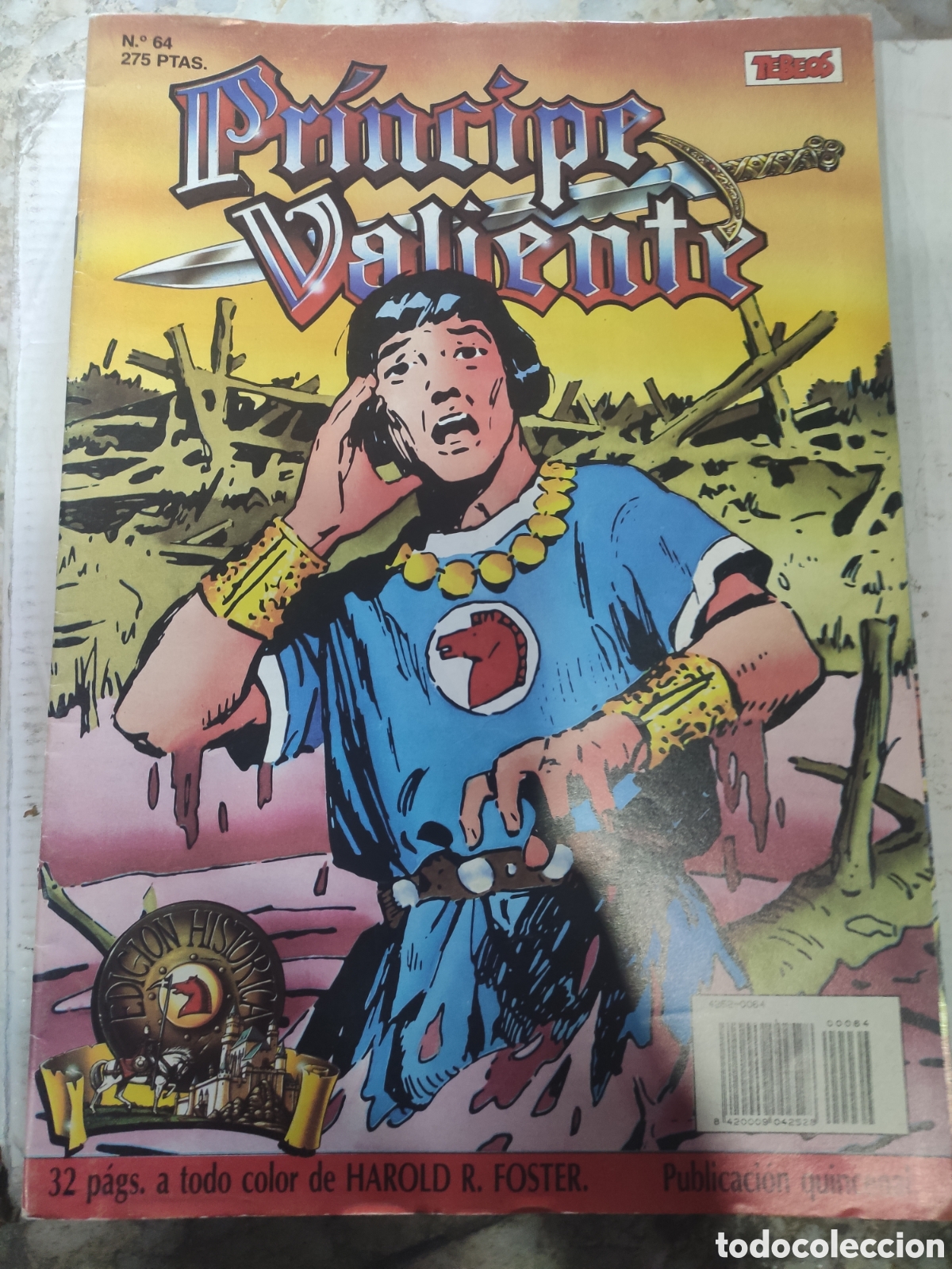 C&oacute;mics: EL PRINCIPE VALIENTE N&ordm; 64 EDICIONES B 1988 - Foto 1