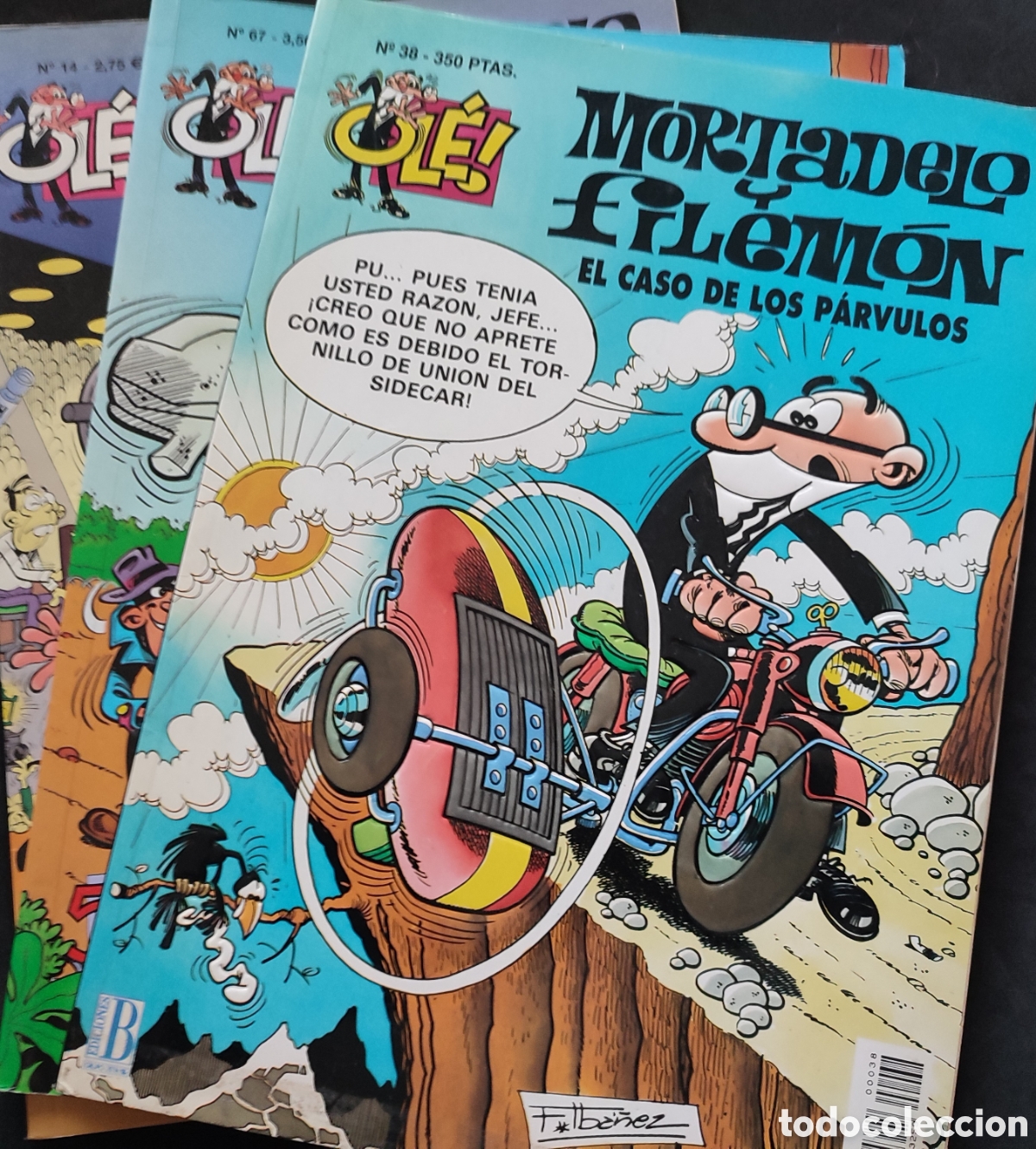 C&oacute;mics: Lote de 3 Ole MORTADELO Y FILEMON - Foto 2