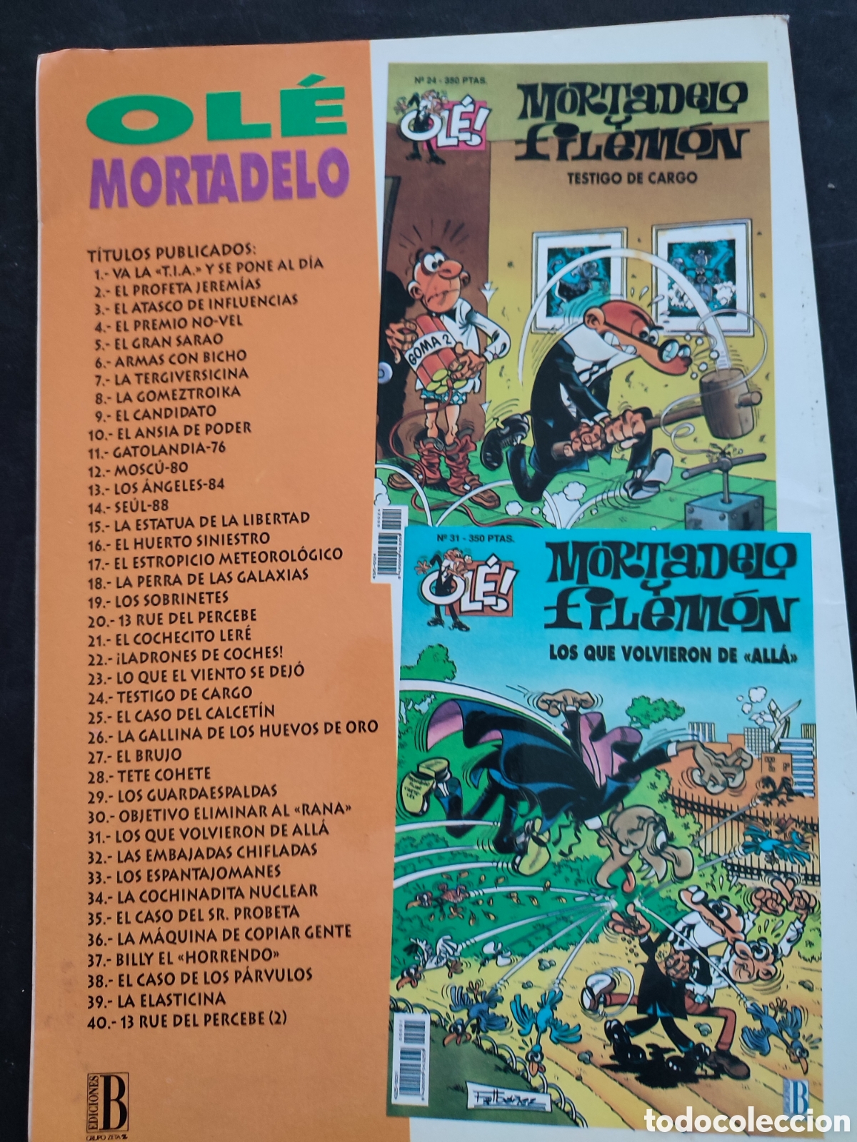 C&oacute;mics: Lote de 3 Ole MORTADELO Y FILEMON - Foto 9