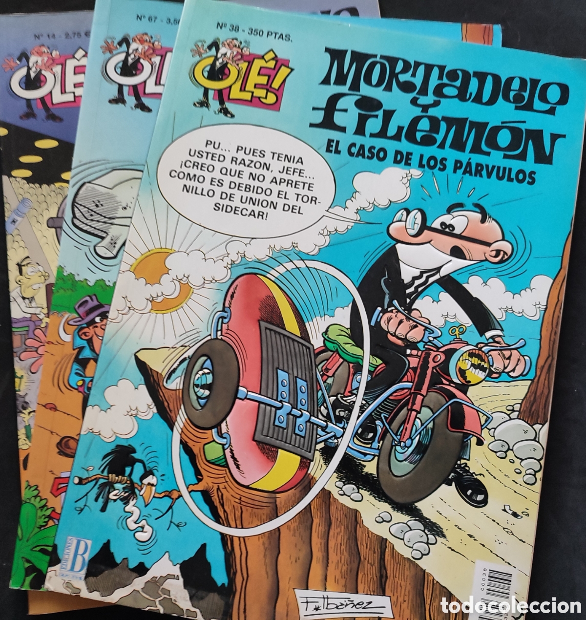 C&oacute;mics: Lote de 3 Ole MORTADELO Y FILEMON - Foto 1