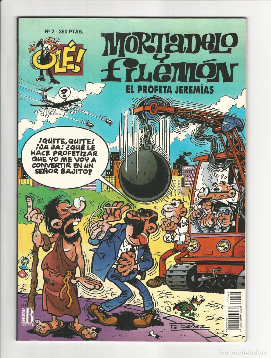 C&oacute;mics: Ediciones B. Colecci&oacute;n Ol&eacute;. Mortadelo y Filem&oacute;n. Con relieve. 2. Primera edici&oacute;n. - Foto 1