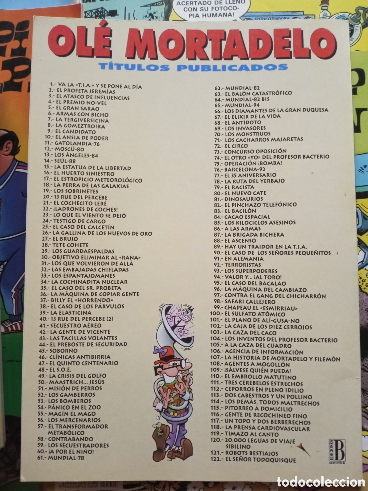 C&oacute;mics: Colecci&oacute;n Ol&eacute; Mortadelo y Filem&oacute;n 44 cj83 - Foto 2