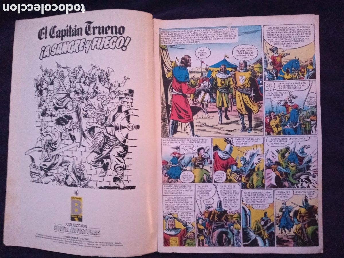 C&oacute;mics: COMPLETA. EL CAPITAN TRUENO. Ediciones B 1987 - Foto 8