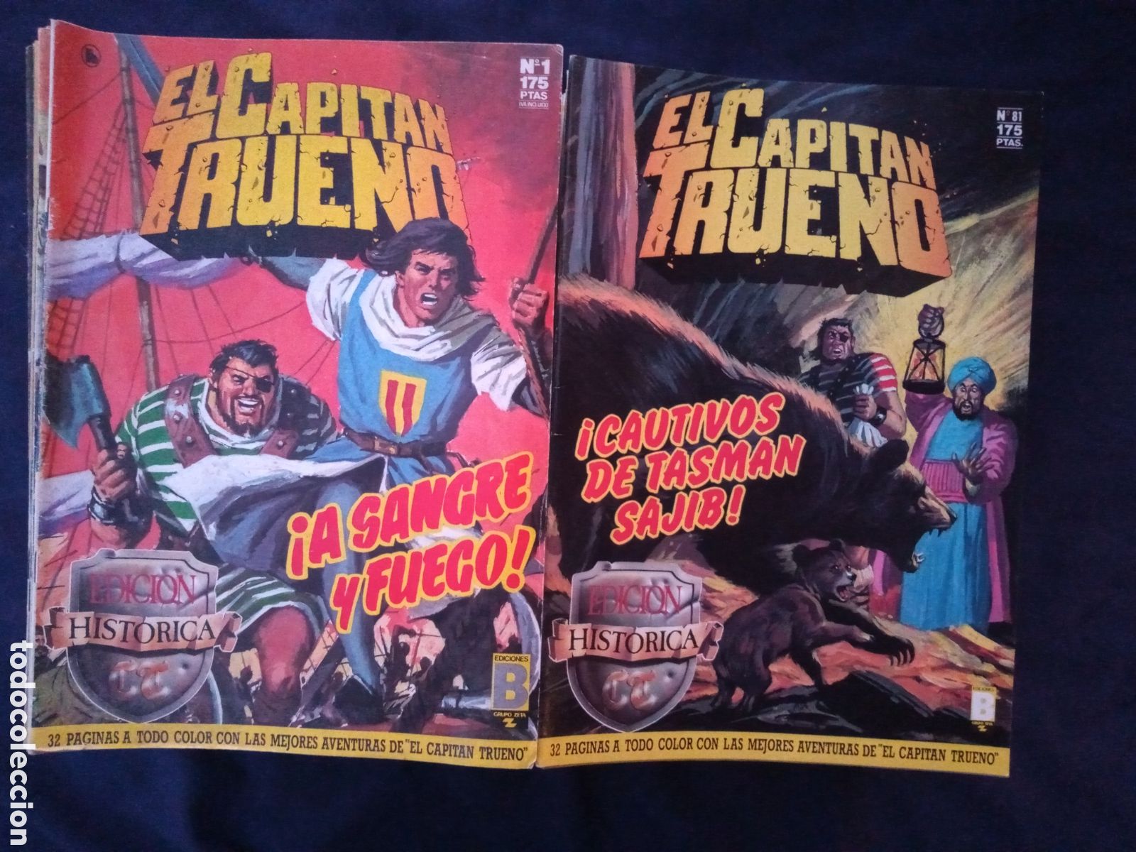 C&oacute;mics: COMPLETA. EL CAPITAN TRUENO. Ediciones B 1987 - Foto 1