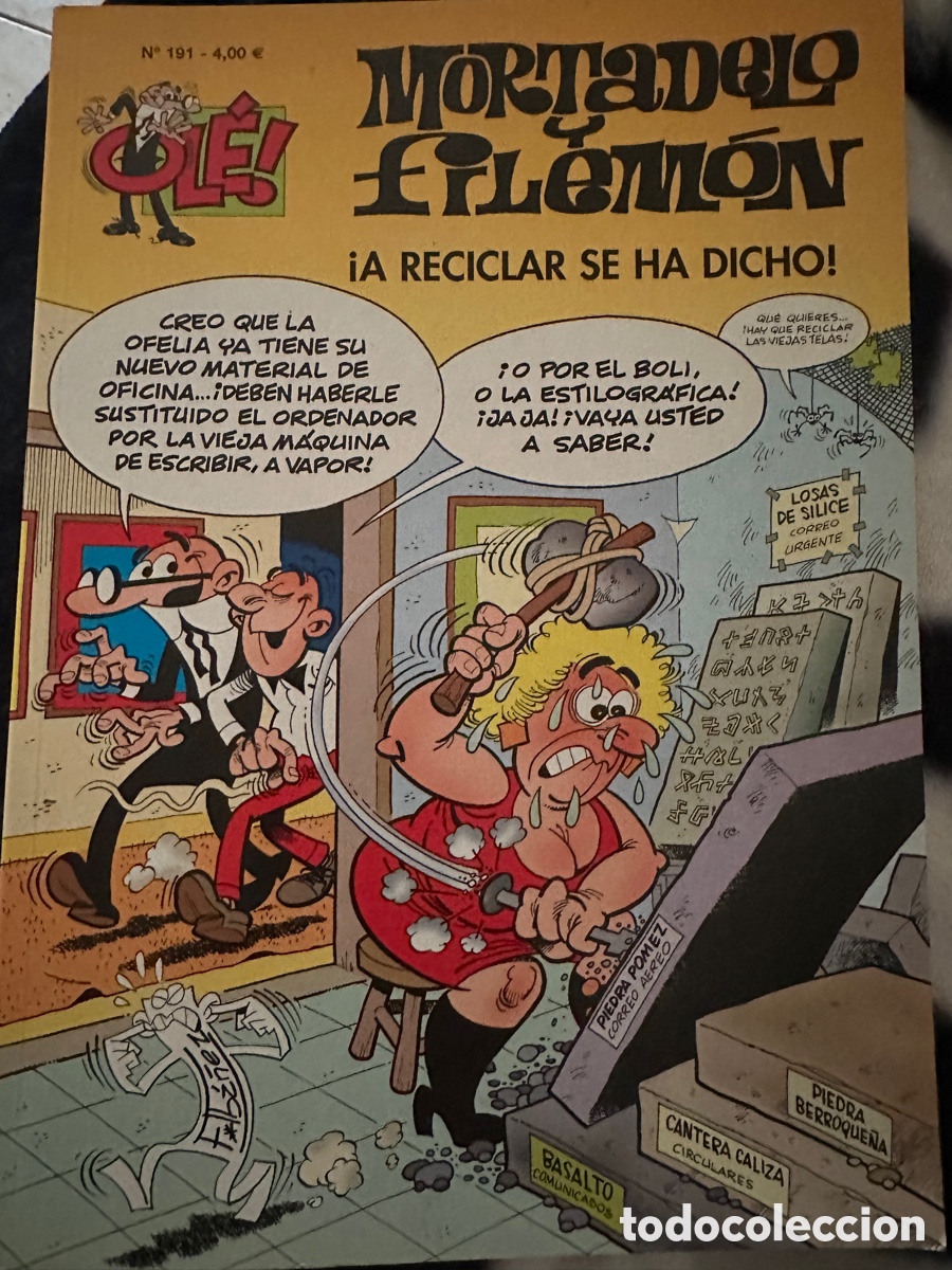 Comics: MORTADELO Y FILEM&Oacute;N. Ol&eacute;! A Reciclar Se Ha Dicho! N&uacute;m 191