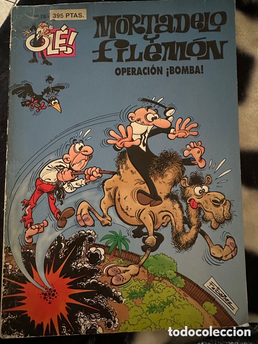 C&oacute;mics: MORTADELO Y FILEM&Oacute;N. Ol&eacute;!. N&uacute;m 75. Operaci&oacute;n Bomba - Foto 1