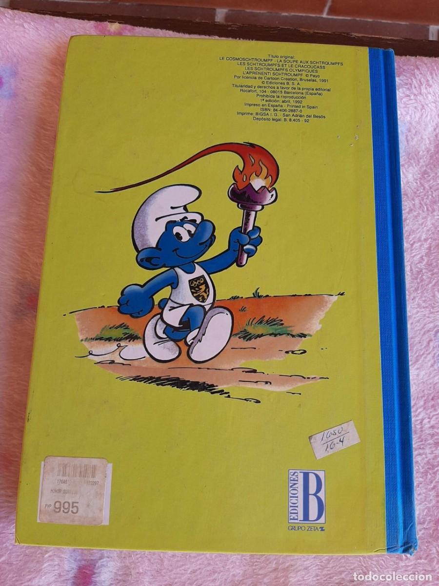 C&oacute;mics: LOS PITUFOS. LOS PITUFOS OL&Iacute;MPICOS. 1&ordf; EDICI&Oacute;N: ABRIL 1992. EDICIONES B. - Foto 2