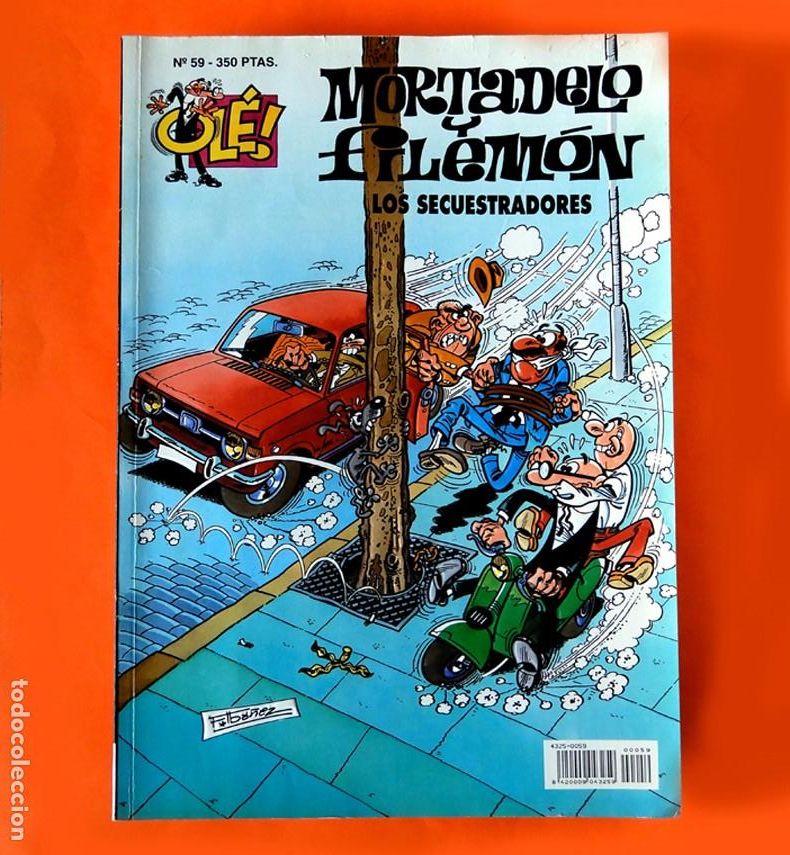 C&oacute;mics: OL&Eacute;! - MORTADELO Y FILEM&Oacute;N - N&ordm; 59 - 1&ordf; EDICI&Oacute;N (RELIEVE) 1994 - EDICIONES B - Foto 1