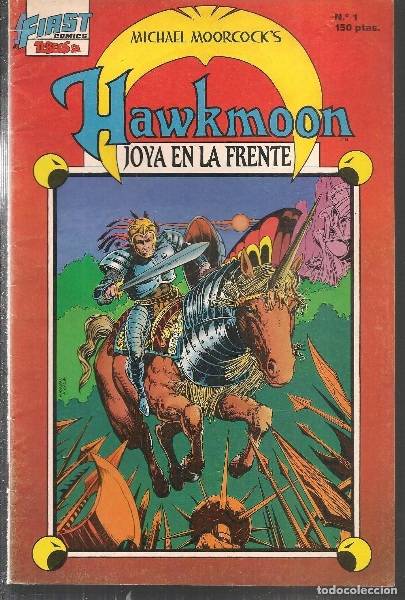 C&oacute;mics: HAWKMOON. JOYA EN LA FRENTE. N&ordm; 1. FIRST COMICS. TEBEOS, S.A. (C/A21) - Foto 1