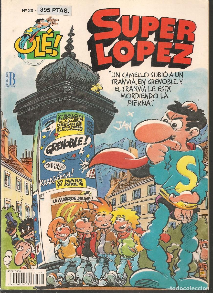 C&oacute;mics: OL&Eacute;!. SUPERL&Oacute;PEZ. N&ordm; 20 . RELIEVE. EDICIONES B. 1&ordf; EDC. 1993. (B/62) - Foto 1