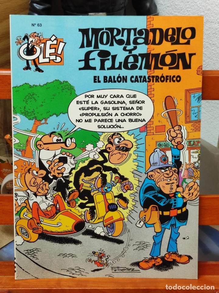 C&oacute;mics: OL&Eacute; - MORTADELO Y FILEMON - N&ordm; 63 - EL BAL&Oacute;N CATASTR&Oacute;FICO (C57) - Foto 1