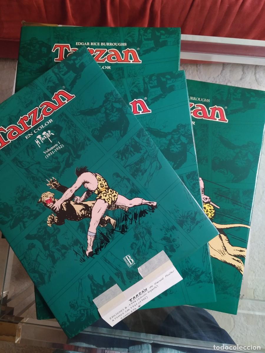 C&oacute;mics: Tarz&aacute;n - Hal Foster (Colecci&oacute;n Completa en 4 n&uacute;meros. Ediciones B) - Foto 1
