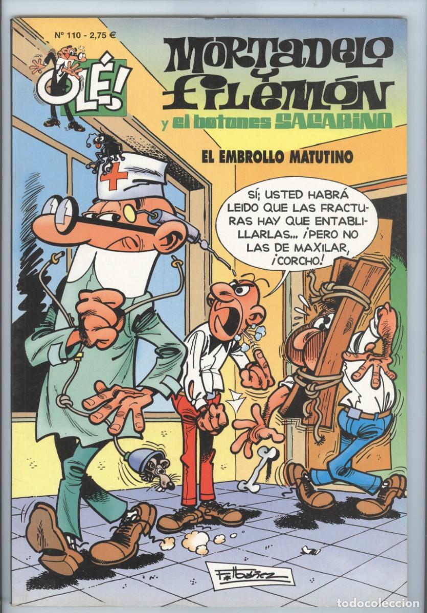 C&oacute;mics: Ediciones B. Colecci&oacute;n Ol&eacute; Mortadelo y Filem&oacute;n. 110 - Foto 1