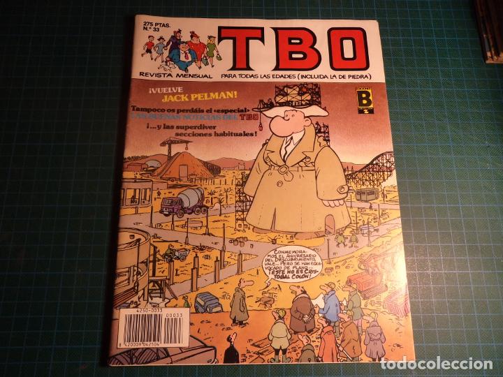 C&oacute;mics: TBO. N&deg;33. Ediciones B. (M-4) - Foto 1