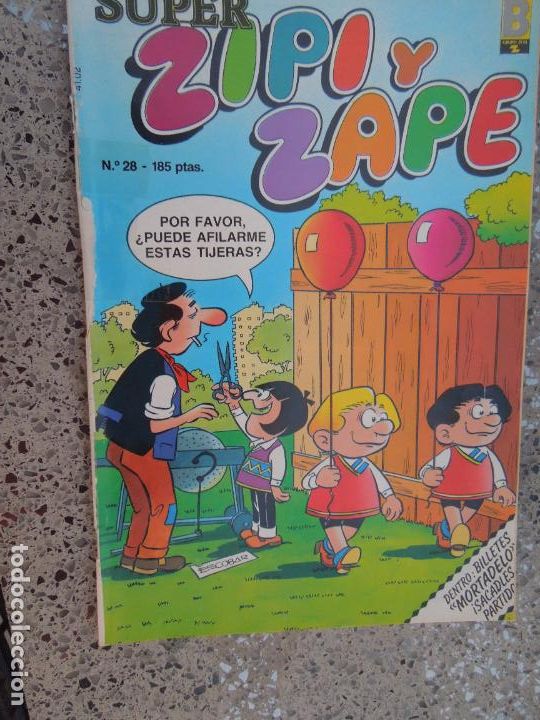 C&oacute;mics: ZIPIZAPE SUPER N&ordm; 28- EDC. B - 1987 - Foto 1