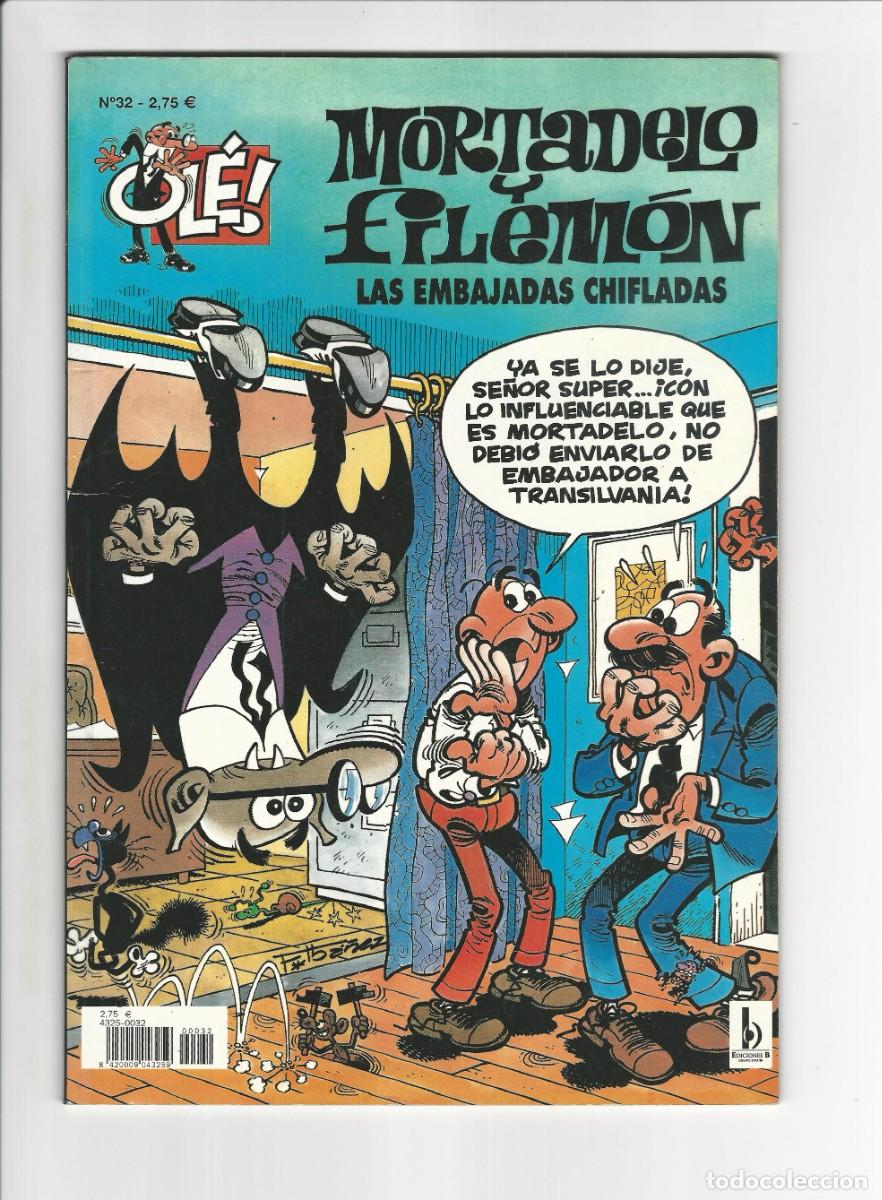 C&oacute;mics: Ediciones B. Colecci&oacute;n Ol&eacute; Mortadelo y Filem&oacute;n. 32 - Foto 1