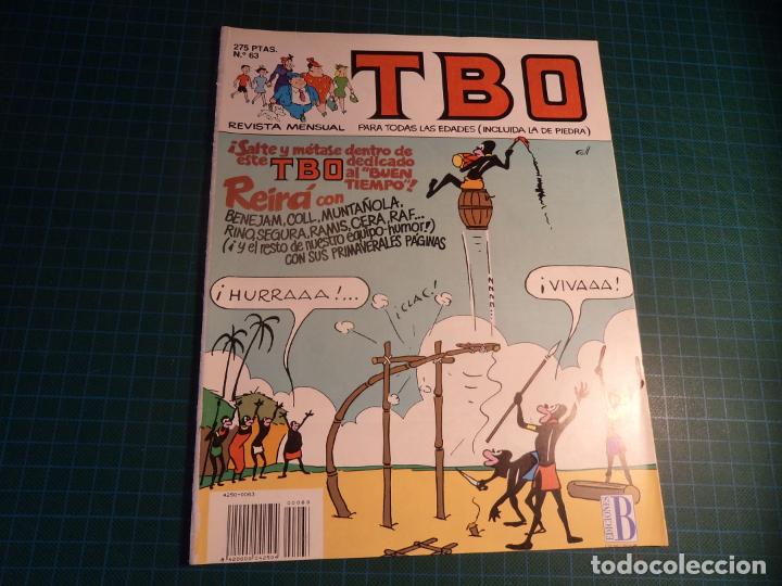 C&oacute;mics: TBO. N&deg;63. Ediciones B. Procede de retapado. Le falta el suplemento. (Ref-026) - Foto 1