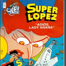 Cómics: JAN - OLE SUPERLOPEZ SUPER LOPEZ Nº 36 - ADIOS LADY ARAÑA - EDICIONES B 2000 1ª EDICION, MUY BIEN. Lote 401368714
