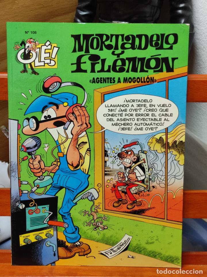 C&oacute;mics: OL&Eacute; - MORTADELO Y FILEMON - N&ordm; 108 - AGENTES A MOGOLLON (C57) - Foto 1