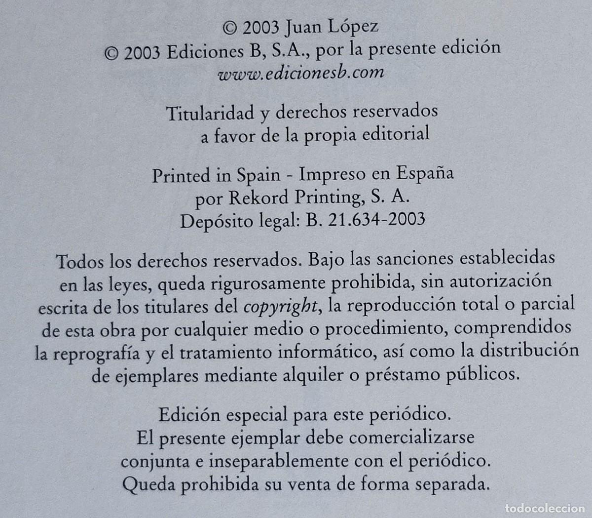 C&oacute;mics: SUPER LOPEZ DOS EJEMPLARES - 2003 EDICIONES B. - Foto 4