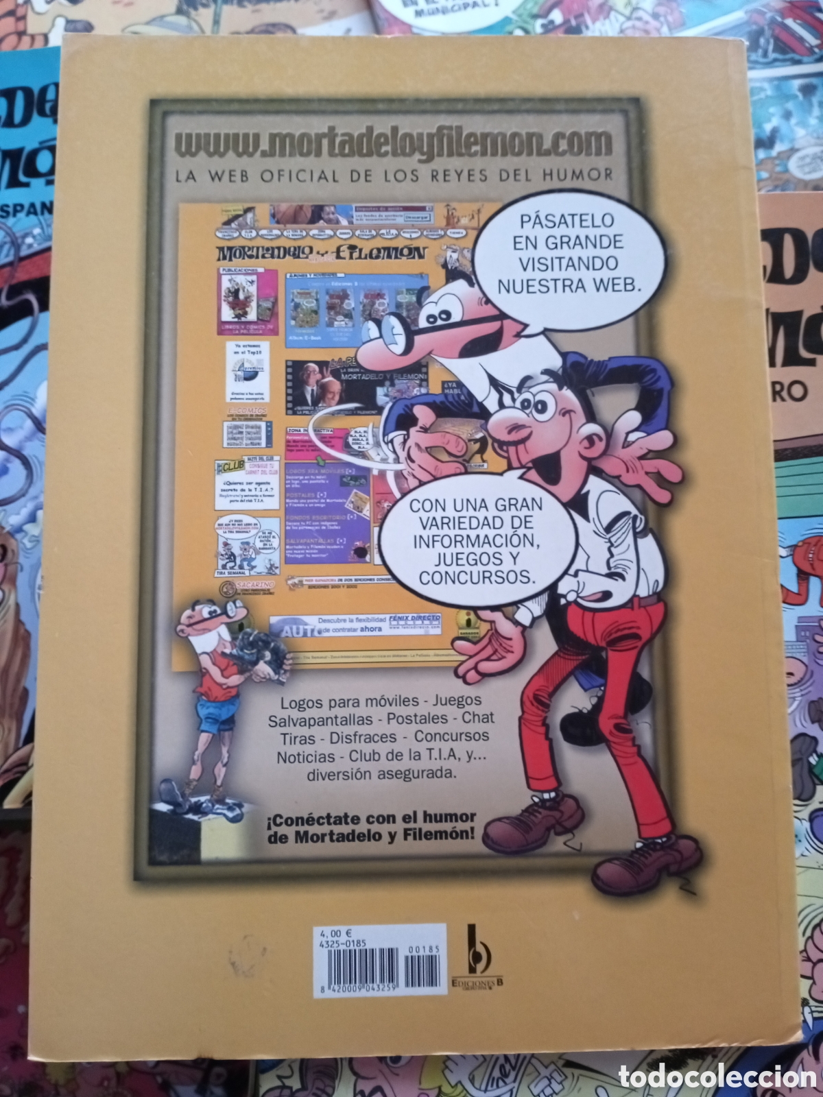 C&oacute;mics: Colecci&oacute;n Ol&eacute; Mortadelo y Filem&oacute;n 185 Primera edici&oacute;n cj85 - Foto 2