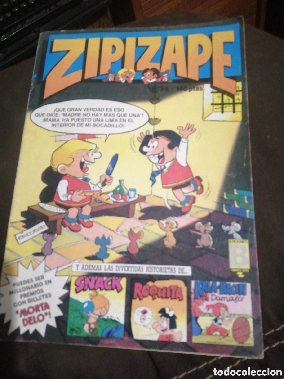 C&oacute;mics: ZIPI ZAPE, N. 34,A&Ntilde;O 1987 - Foto 1