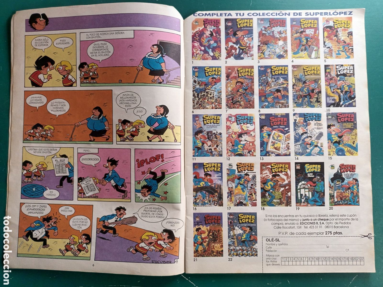 C&oacute;mics: Zipi y Zape Extra N&deg; 23 - Ediciones B - Pitufo n&uacute;mero 100 - Foto 7