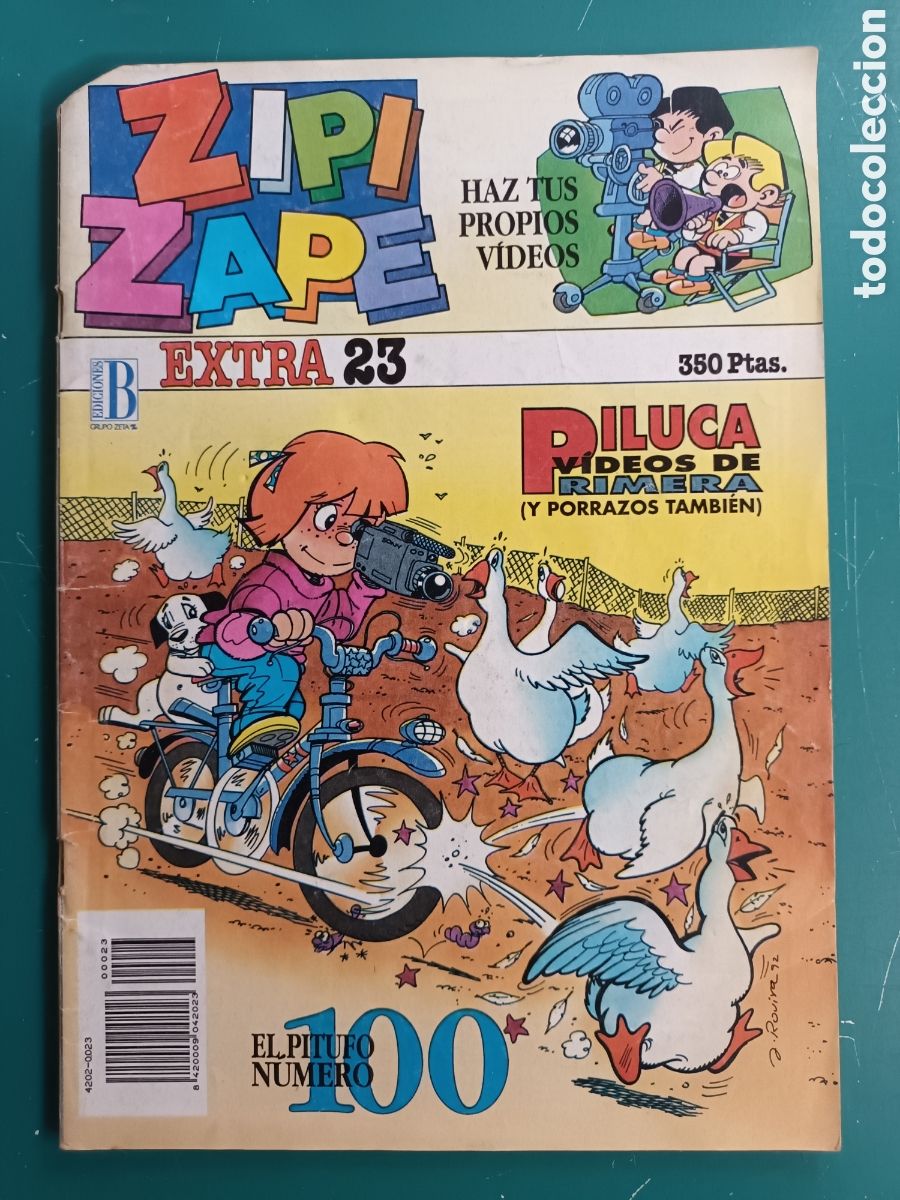 C&oacute;mics: Zipi y Zape Extra N&deg; 23 - Ediciones B - Pitufo n&uacute;mero 100 - Foto 1