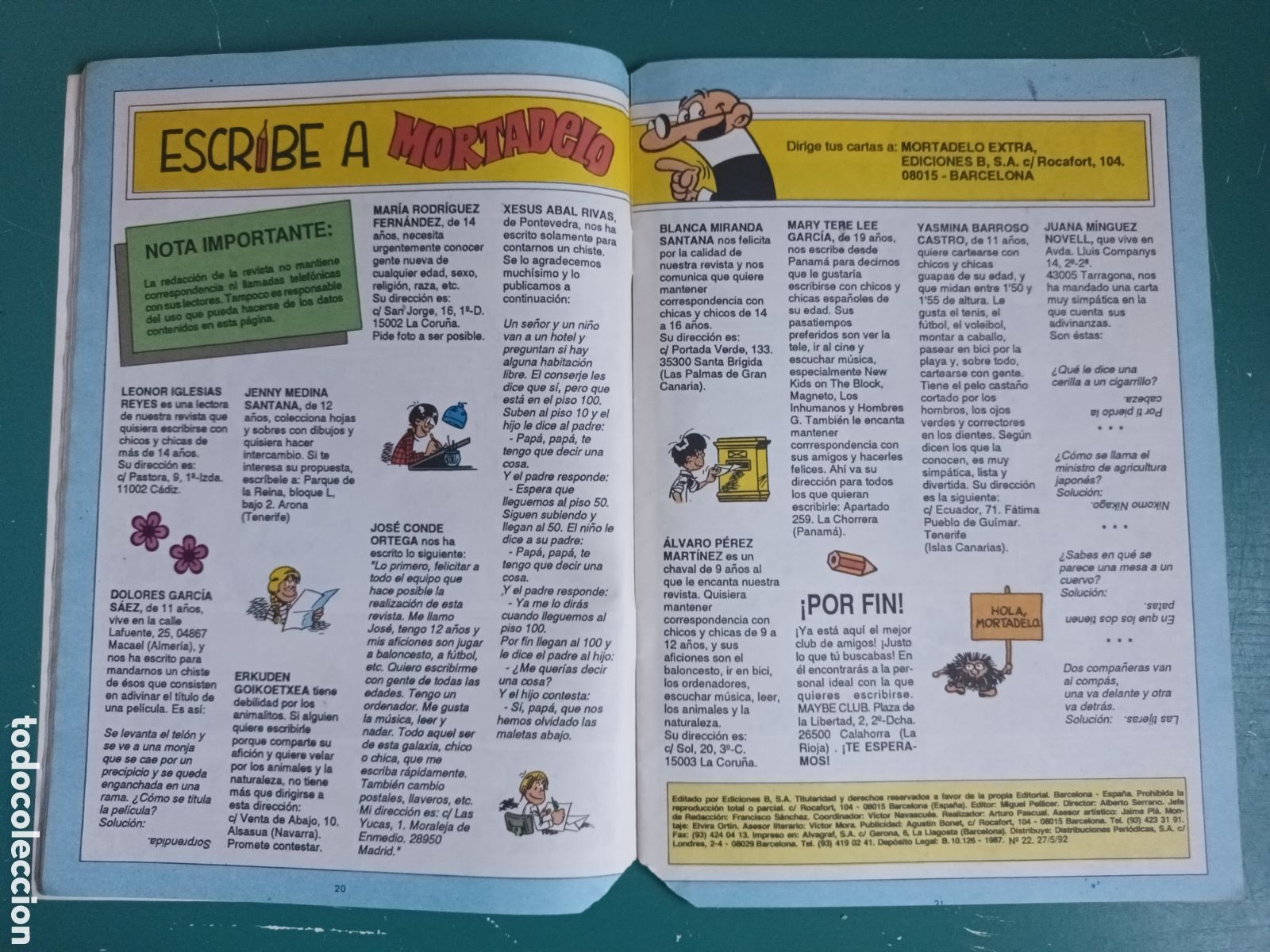 C&oacute;mics: Mortadelo Extra N&deg; 22 Ediciones B 1992 - Foto 5