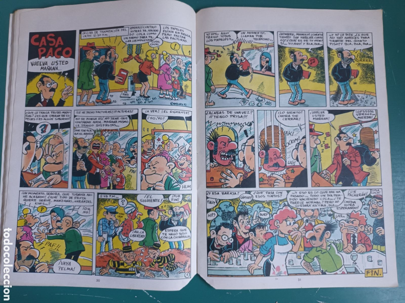 C&oacute;mics: Mortadelo Extra N&deg; 22 Ediciones B 1992 - Foto 22