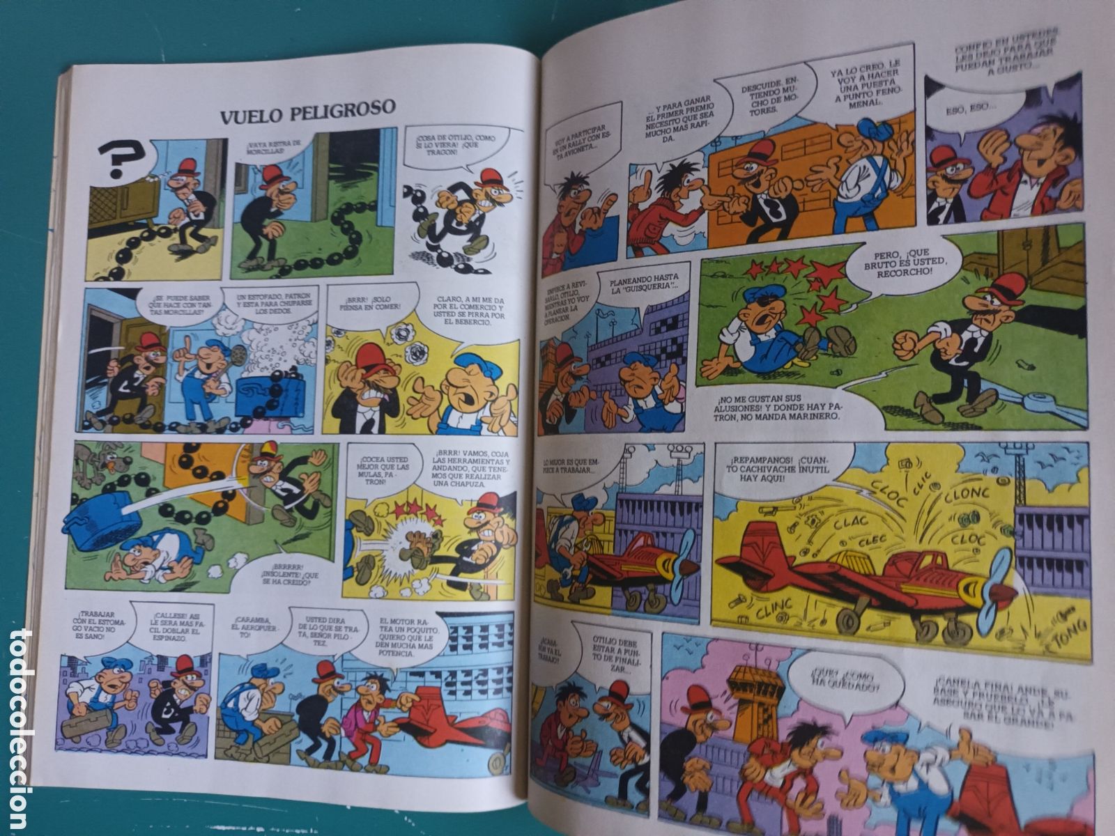 C&oacute;mics: Mortadelo y Filemon La Elasticina - Colecci&oacute;n Ol&eacute; N&deg; 252 214. Ediciones B 1991 - Foto 9