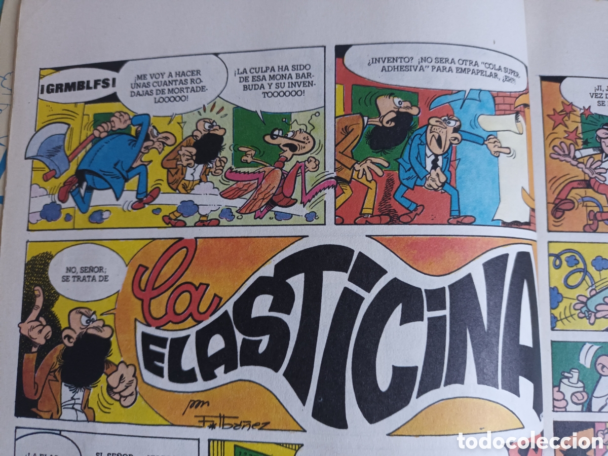 C&oacute;mics: Mortadelo y Filemon La Elasticina - Colecci&oacute;n Ol&eacute; N&deg; 252 214. Ediciones B 1991 - Foto 4