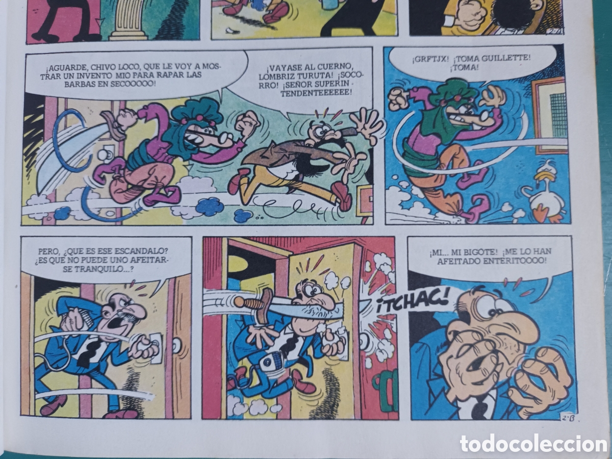 C&oacute;mics: Mortadelo y Filemon La Elasticina - Colecci&oacute;n Ol&eacute; N&deg; 252 214. Ediciones B 1991 - Foto 3