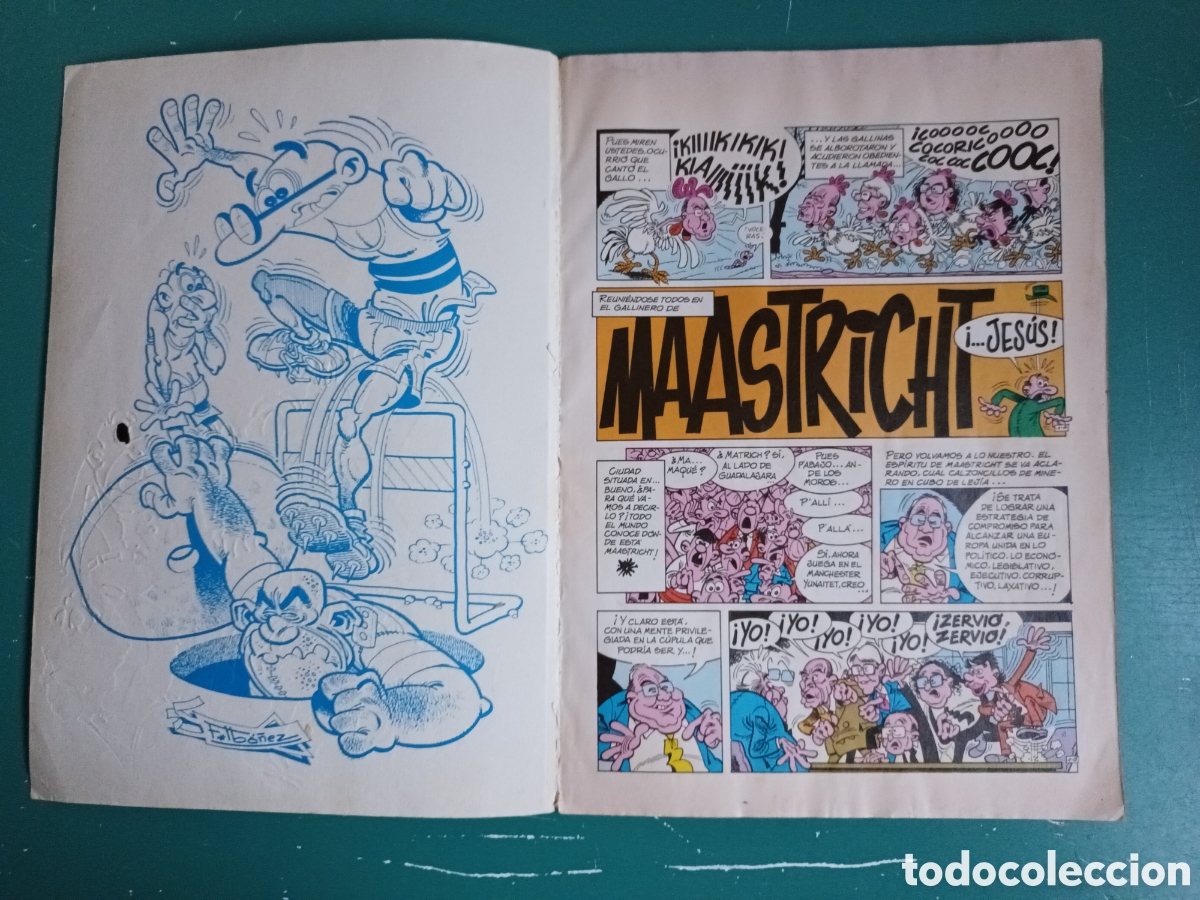 C&oacute;mics: Mortadelo y Filemon Maastrich Jes&uacute;s Ol&eacute; N&deg; 50 Ediciones B - Foto 4