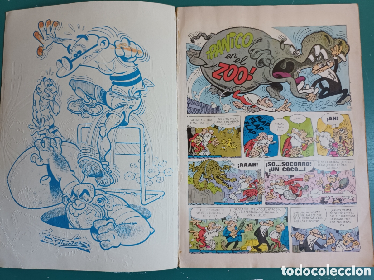 C&oacute;mics: Mortadelo y Filemon P&aacute;nico en el Zoo Ol&eacute; N&deg; 54 Ediciones B - Foto 3