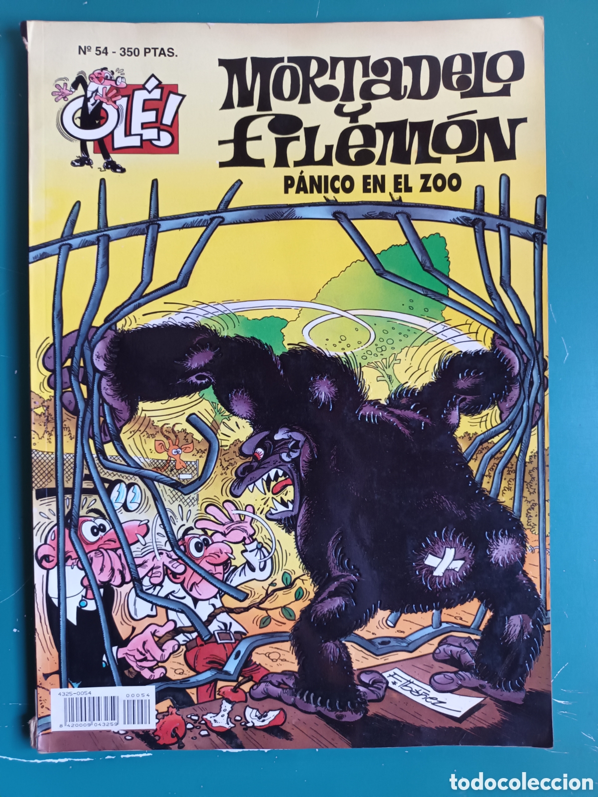 C&oacute;mics: Mortadelo y Filemon P&aacute;nico en el Zoo Ol&eacute; N&deg; 54 Ediciones B - Foto 1