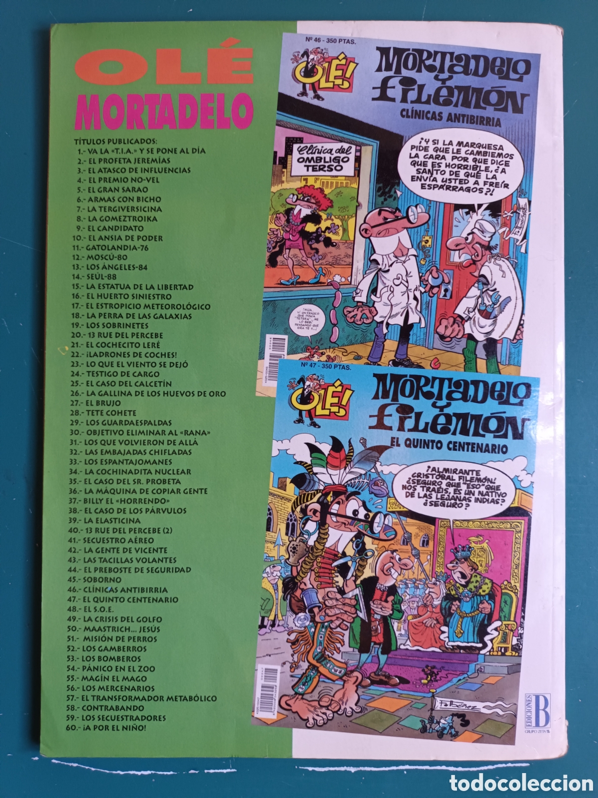 C&oacute;mics: Mortadelo y Filemon P&aacute;nico en el Zoo Ol&eacute; N&deg; 54 Ediciones B - Foto 9