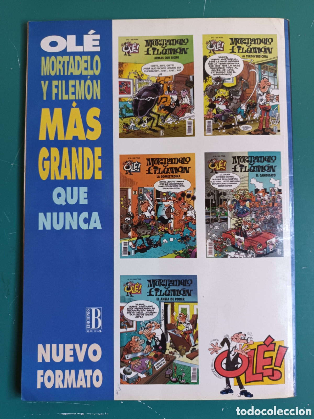 C&oacute;mics: Mortadelo y Filemon Armas con Bicho Ol&eacute; N&deg; 6 Ediciones B - Foto 8