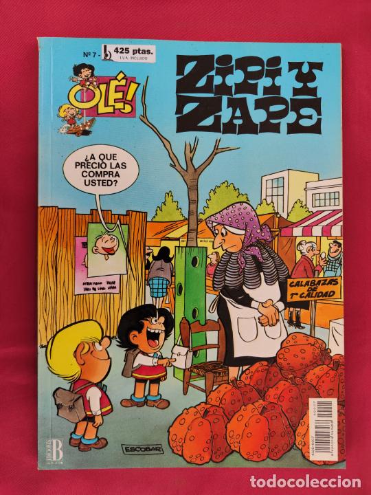 C&oacute;mics: COLECCI&Oacute;N OL&Eacute; - ZIPI Y ZAPE - N&ordm; 7 - EDICIONES B - 1&ordf; EDICION. - Foto 1