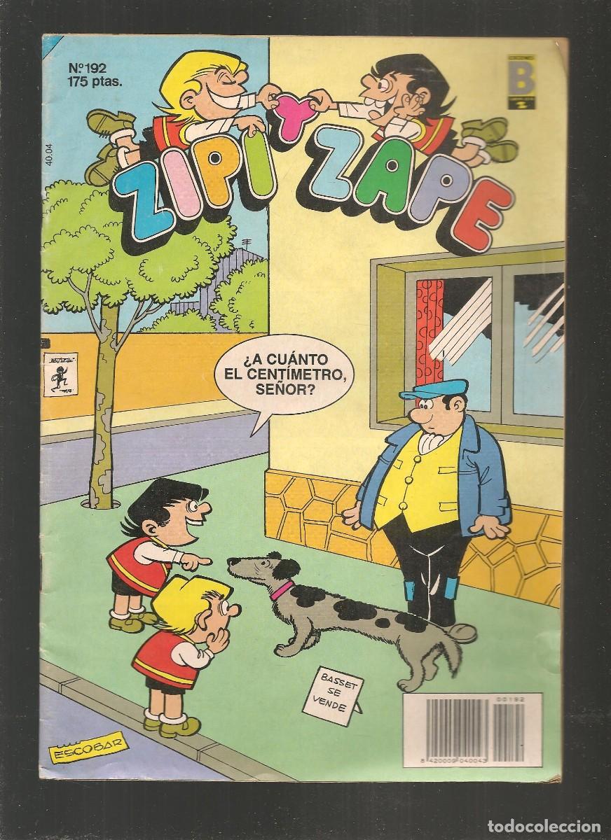 C&oacute;mics: ZIPI Y ZAPE. N&ordm; 192. EDICIONES, B. 1991.(B34.2) - Foto 1